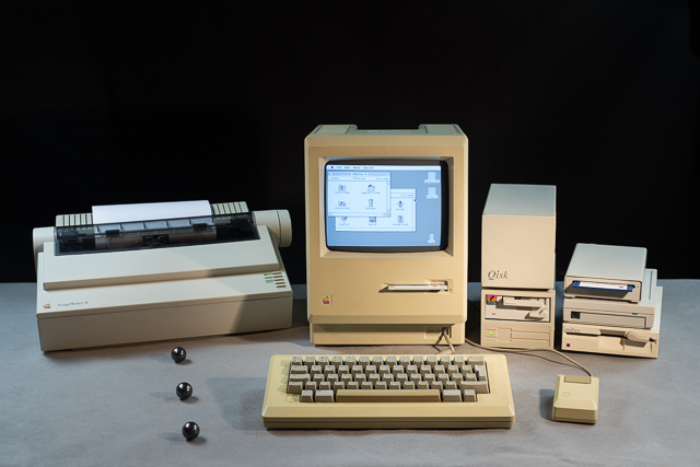 Macintosh 512K upgraded to Plus