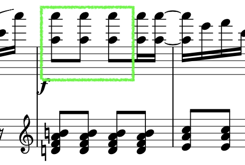 3 intervals out of Scott Joplin's Maple Leaf Rag