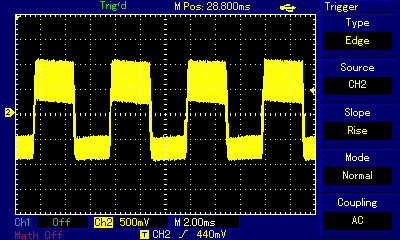Square waves shaped using smaller square waves